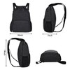 BAVELOE Drawstring Backpack with Wet Pocket & Shoe Compartment, Water-Resistant