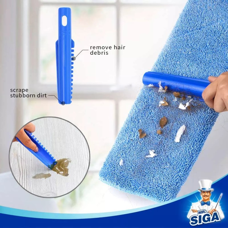 MR.SIGA Professional Microfiber Mop for Hardwood, Laminate, Tile Floor Cleaning,