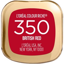 L'Oréal Paris Colour Riche Lipstick, British Red, 0.13 oz.