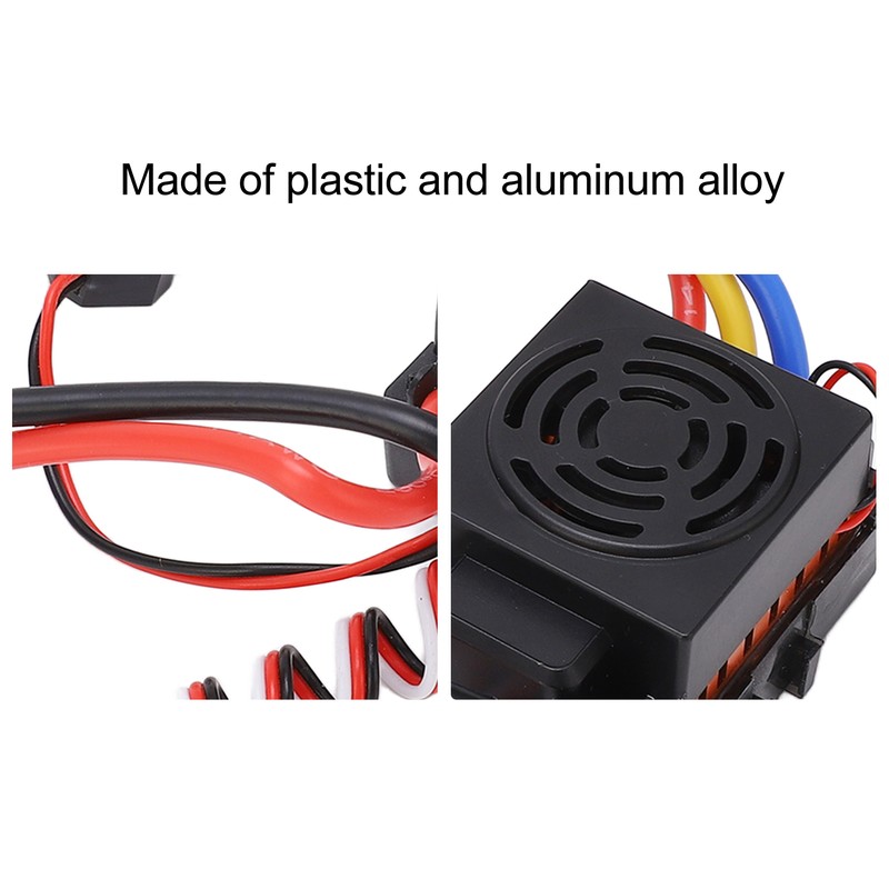 RC Brushless ESC 60A Strong Current Resistance Waterproof Dustproof Brushless