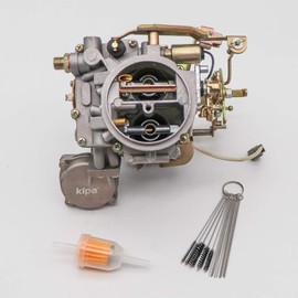 KIPA Carburetor For Land Cruiser 1969-1987 2F 4230CC FJ40 Engines, Replace OE Number 21100-61012, 21100-61050, 201055772420, With Carbon Dirt Jet Cleaner Tool Kit & Fuel Filter