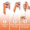 Jurrissa Rat Tail Combs for Parting,Protable Retractable Rat Tail Comb-Parting