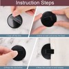 Mate Leon Shower Curtain Clips Windproof Clips , Shower Splash