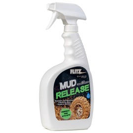 Flitz Mud Release - 32oz of USA-Made Mud Defender Spray - Non-Stick Hydrophobic Spray to Prevent Debris - Works on ATVs, Bikes, Motorcycles, Undercarriages - Water-Based Hydrophobic Coating (1 Pack)