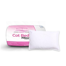Home Sweet Home UK 100% Microfiber Super Soft Touch Toddlers Cot Pillow For Kids - Anti Allergy Filling - Baby Pillows For Cot Bed 40x60 cm – Machine Washable