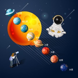 CMD Fridge Magnets, Cute Universe, Set of 9, Magnets, Super Strong, D-Dimensional Design, Magnetic Clip, Neodymium Magnets, For Household Use on Whiteboards, Bulletin Boards, Office Use