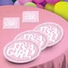 Beistle It's A Girl Plates, 9-Inch, Pink/White