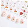 Healeved 18sheets Cute Bunny Nail Art Decals of Easy Apply