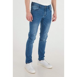 Blend Pico Men's Jeans Denim with Stretch Skinny Fit - Denim middle blue (76201) Plain, size: 36W / 32L