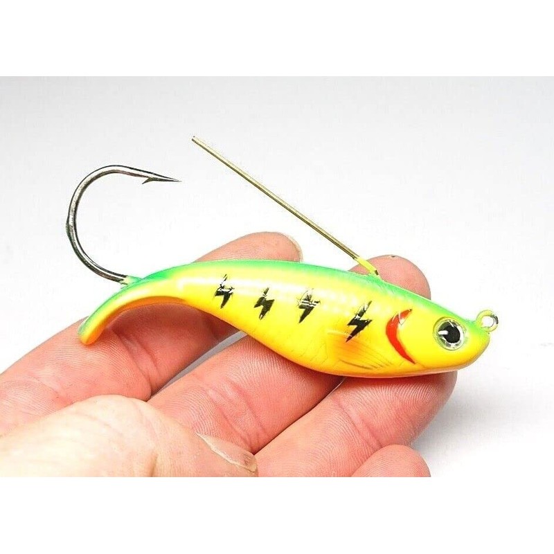 Pike lure Weedless Bullet Lure 85mm 21.2g 4/0 hook sinking