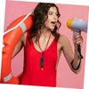 BIUDECO Loud Survival Whistle Emergency Whistle Lanyard Lifeguard Referee for