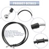 A ABSOPRO Motorcycle Hydraulic Brake Line Oil Hose 70.87 Inch