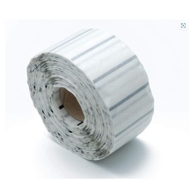 Double Line Tactile Triangle Warning Labels | 2,600 per roll | 25mm Clear Circular Raised Triangle Stickers