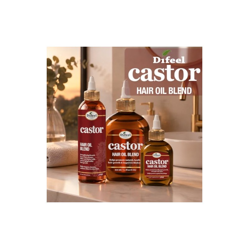 Difeel Aceite para el Cabello Castor Pro-Growth Pro-Growth Castor Hair