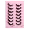 OCHILIMA 25mm Lashes Handmade Strip Eyelashes Dramatic Long Soft Wispy
