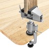 QWORK 3" Universal Tabletop Clamp Vice Tilts Rotate 360°, Portable