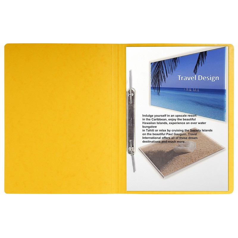 Exacompta 240135E Spiral File Spring Mechanism Manila Cardboard DIN A4