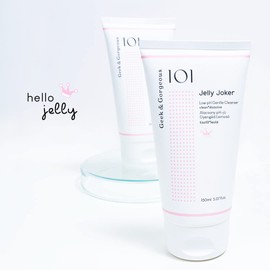 Geek & Gorgeous Jelly Joker - Gentle Hardworking Cleanser Dissolves (Water Soluble) Makeup - All Skin Types Including Sensitive 150ml