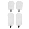 Hohopeti 4pcs Split Replaceable Airbrush Cups Clear Plastic Paint Containers