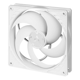 ARCTIC P14 PWM PST - 140 mm Ventilador de Caja para CPU con PWM Sharing Technology (PST), Motor Muy Silencioso, Computadora, 200-1700 RPM (0 RPM <5%)- Blanco/Blanco