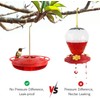 Hummingbird Feeder for Outdoors Hanging, 2 Pack, Leak-Proof, Easy to