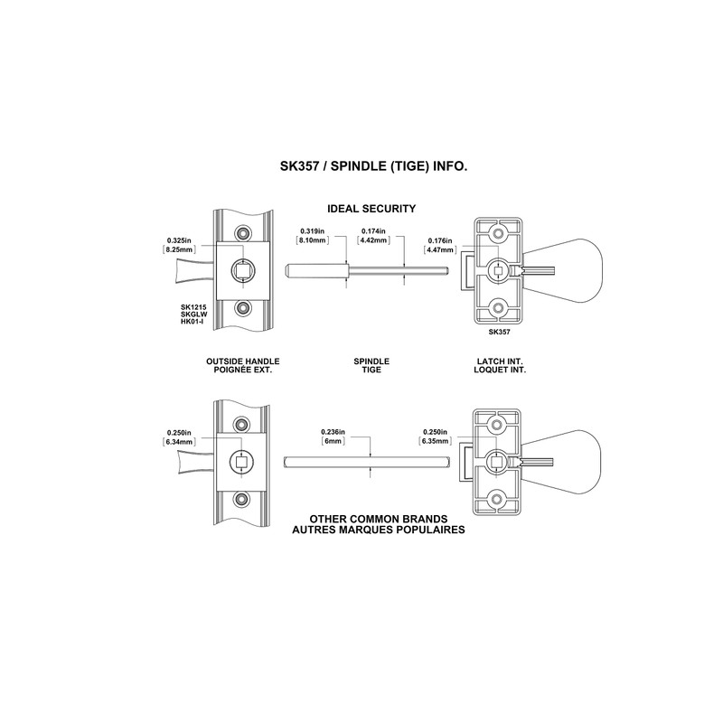 Ideal Security Pull Handle Set with Keyed Deadbolt, Screen Door