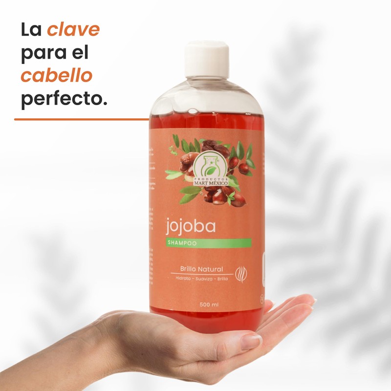 Shampoo Con Aceite De Jojoba Regenerador Productos Mart Mexico 500