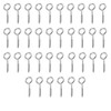 36 Pcs Heavy Duty Stainless Steel Eye Hooks Screw Eyes