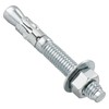 Wensilon 1/4x1-3/4 100Pcs Inch Standard Fasteners for Heavy-Duty Zinc Wedge