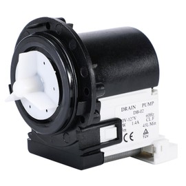 Washer Drain Pump Motor L-G WM2016CW WM2050CW WM2301HR/W WM2101HW WM2487HWM/HRM WM3670HVA/HWA WM3997HWA WM3488HW WM8000HWA WM9000HVA.