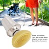 Crutch Tips Shock Absorption Universal Rotatable Thickening Oxford Rubber Stainless