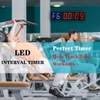 Ledbrigym Gym Timer 3 Inch Clock Fitness Home Tabata Boxing
