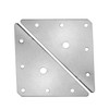 Mending Plates JCBIZ 4pcs Stainless Steel Triangular Flat Corner Braces