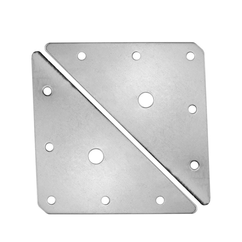 Mending Plates JCBIZ 4pcs Stainless Steel Triangular Flat Corner Braces