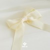 MEEDEE Ivory Grosgrain Ribbon 1 Inch Cream Grosgrain Hair Ribbon