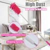 4 pcs Extendable and Washable Microfibre Feather Duster,13" to 30"