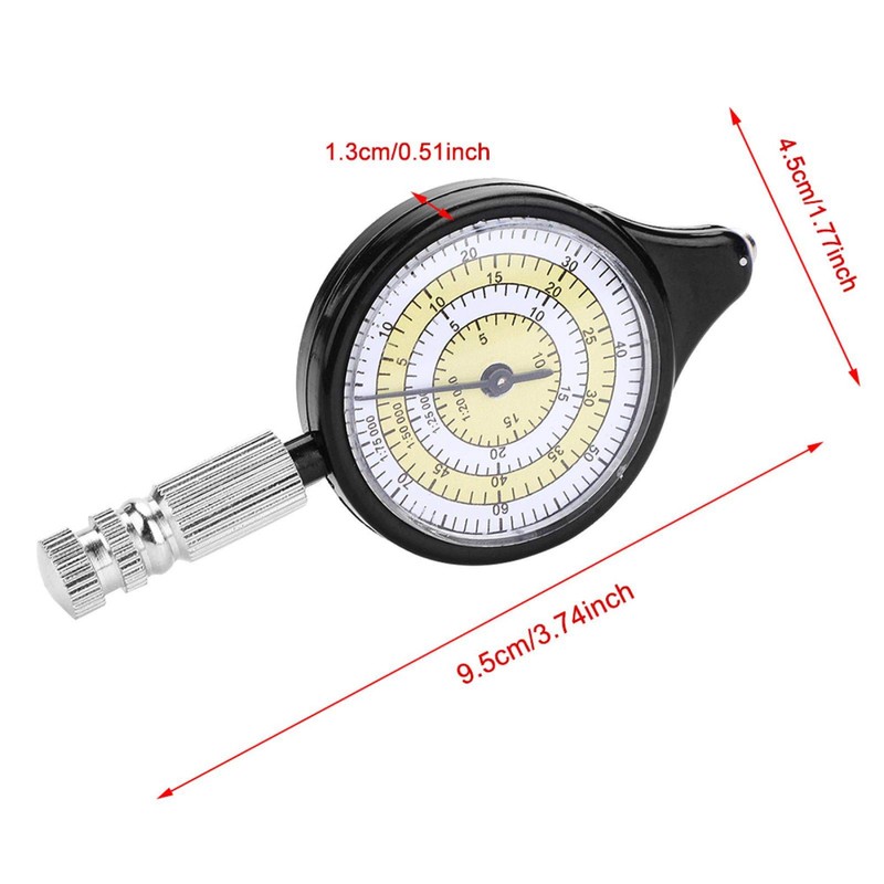 Kuuleyn Map Measurer,Mini Outdoor Map Measurer Distance Caculator Mapping Tool