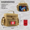 Lunch Box for Men, Tactical Lunch Bag MOLLE Webbing Leakproof