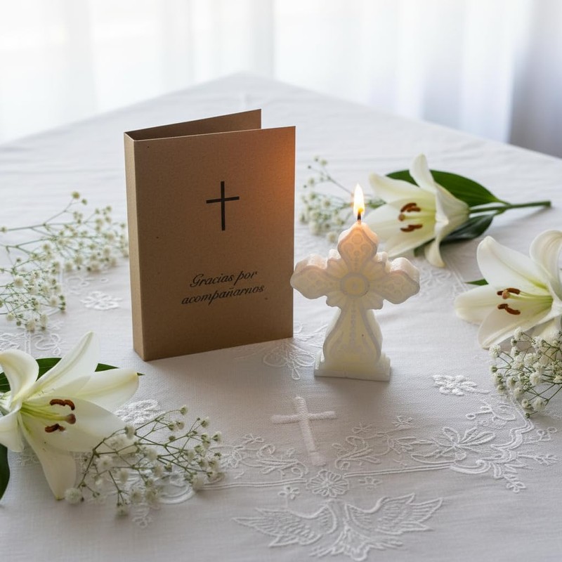 24 Mini Recuerdos Velas Aromáticas Bautizo Boda Primera Comunion Novenario