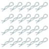 uxcell 1 mm x 17 mm Cotter Pins Spring Fastener,