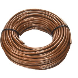One Stop Outdoor USA Made - 1/4-Inch x Irrigation/Hydroponics Dripline with 6-Inch Emitter Spacing (Brown) (500' Foot Roll)