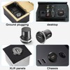 QIANRENON USB 2.0 Thread Mounting 90° Angle Adapter USB 2.0