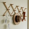 SKOLOO Hat Rack for Wall with 14 Hooks, Solid Wooden,