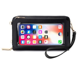 WETURAST Women's Smartphone Pouch, Shoulder Bag, Wallet, Smartphone Pochette, Shoulder Pouch, Handbag, Crossbody Bag, Vertical, Small, Wallet Shoulder, Coin Purse, Adjustable Shoulder Length, Popular,