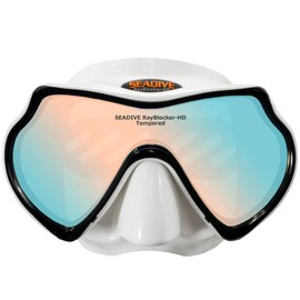 Seadive by XS Scuba Ray Blocker Eagleye SLX HD Mask - Black, With Purge