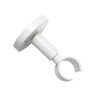 GARDINIA Chicago Series Ceiling Support for Curtain Rod, with Metal