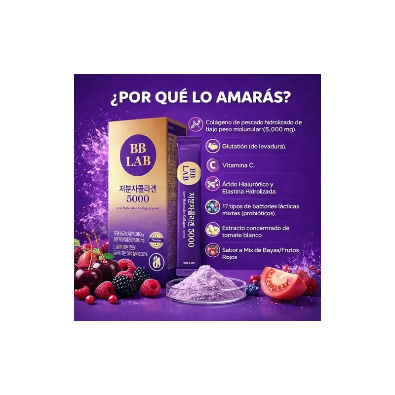 Colágeno Marino BB LAB Low Molecular Collagen 5000 en Polvo