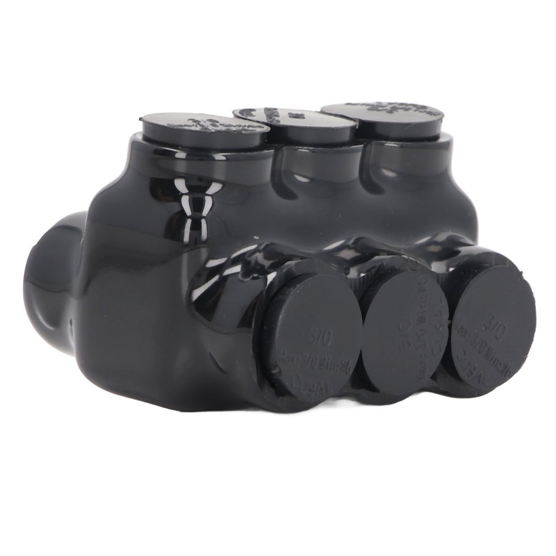 Multi Cable Connector 3 Port Splice Electrical Power Connector Insulated