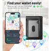 Auskang Slim Wallet with Find My Credit Card Holder with