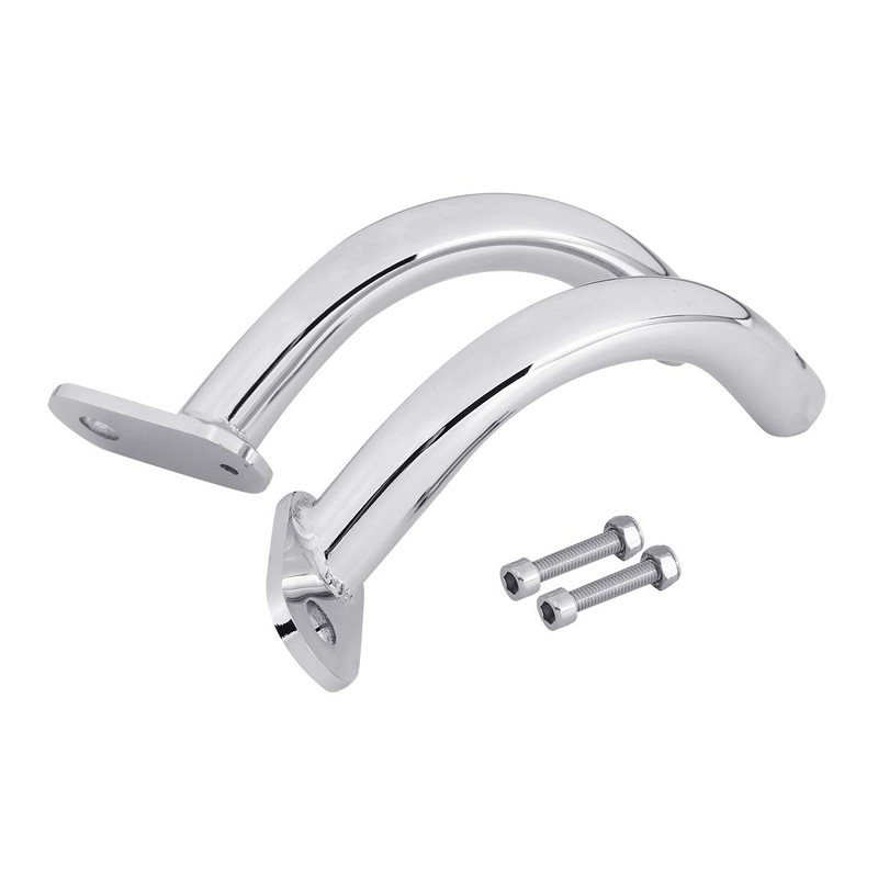 XFMT Motorcycle Chrome Saddlebag Guard Eliminator Support Bracket for Harley